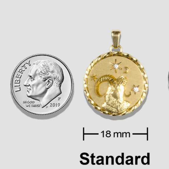 Pascal Design Zodiac Amulet Pendant Aries NIB - Picture 4 of 11